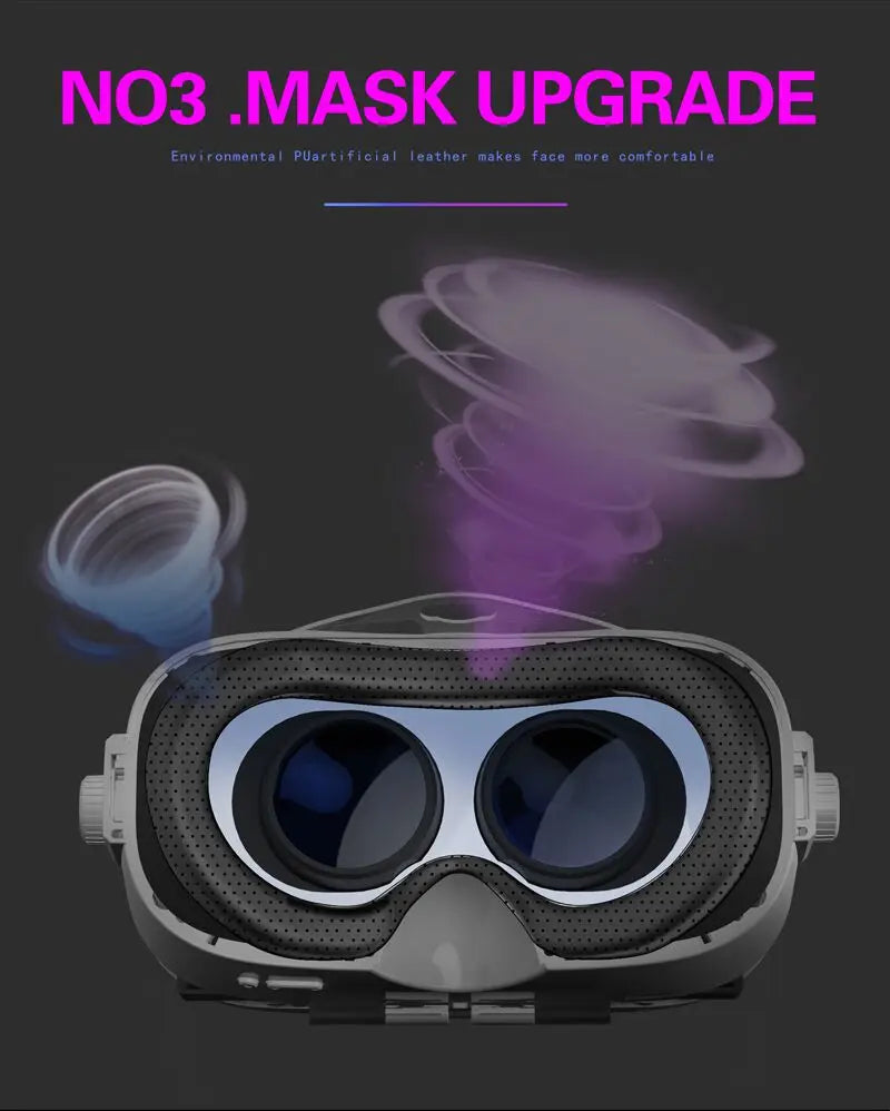 VR Headset for Smartphone – 3D Immersive Glasses with Spatial Audio Tidesmit