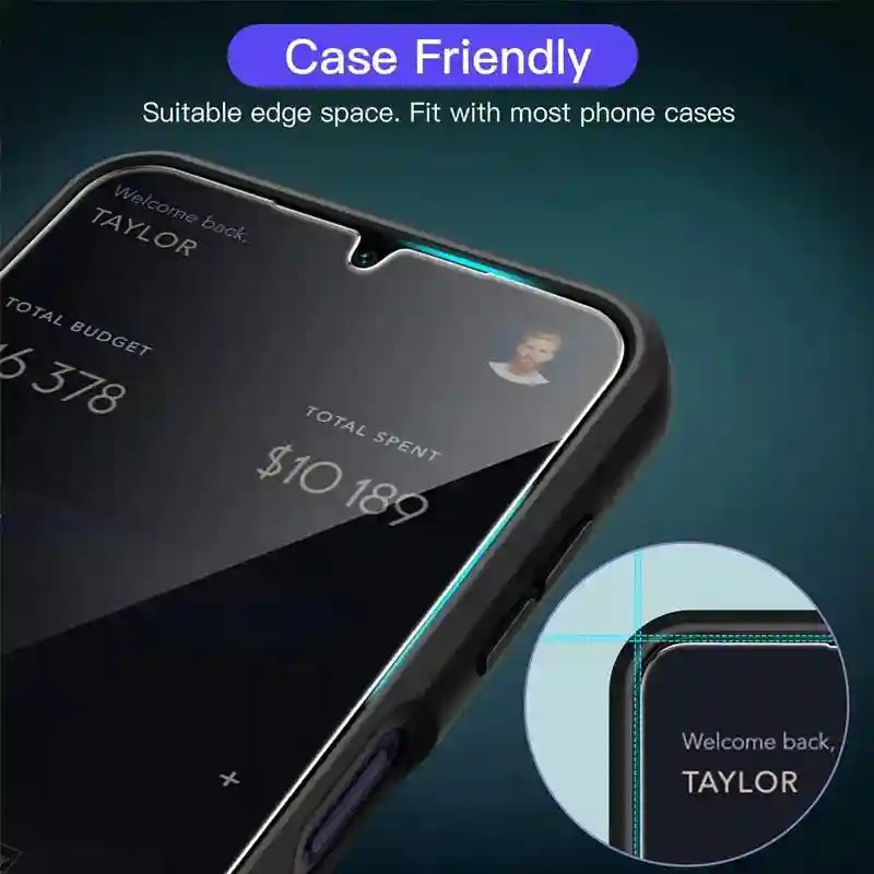 Samsung Galaxy Tempered Glass Screen Protector (3 Pack) - Case Friendly AE Tidesmit