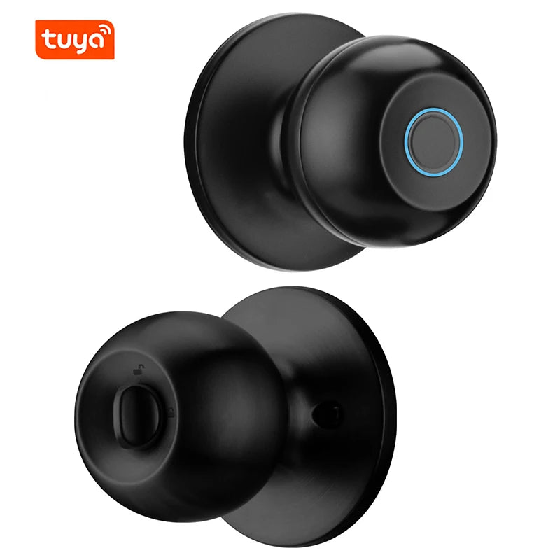 Tuya Smart Home Door Lock 3-in-1 Key / Fingerprint / Smart Life APP Unlock Hotel Apartment Warehouse Smart Door Locks