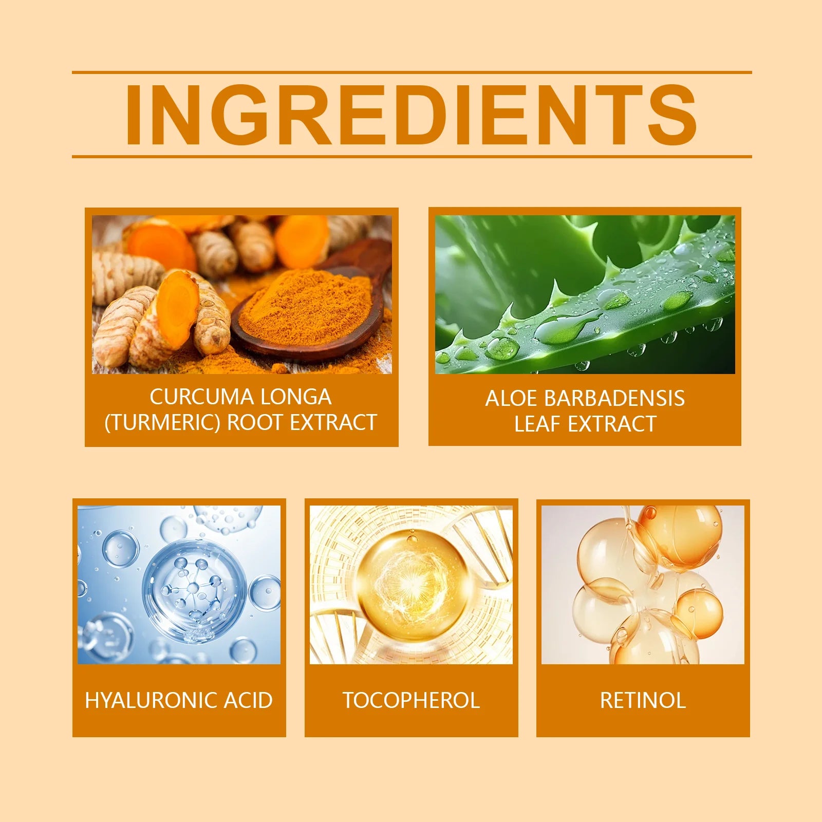 Turmeric Retinol Eye Cream Stick Anti Puffiness Dark Circle Removal Eye Bag Stick Fade Fine Line Brighten Moisturizing Skin Care