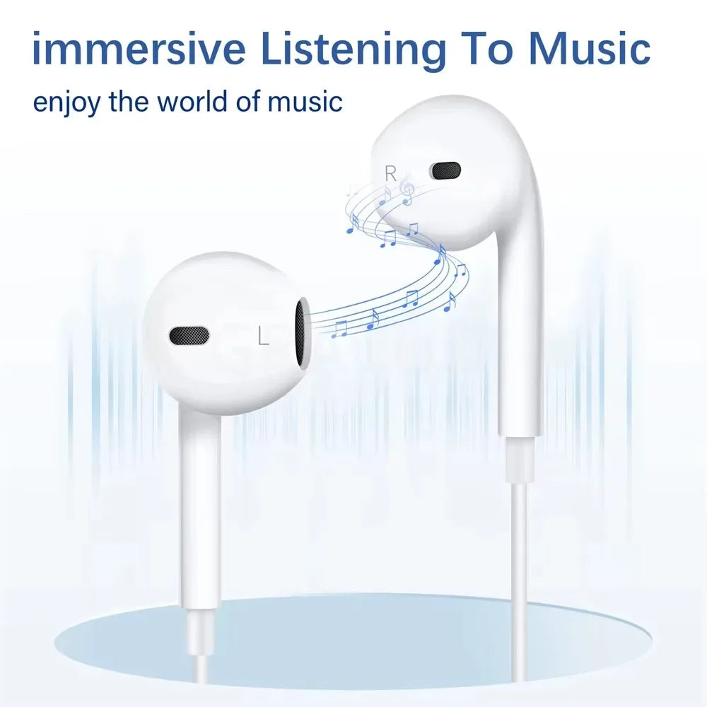 Tidesmit USB-C Wired Earphones for Xiaomi with Mic & Volume Control Tidesmit