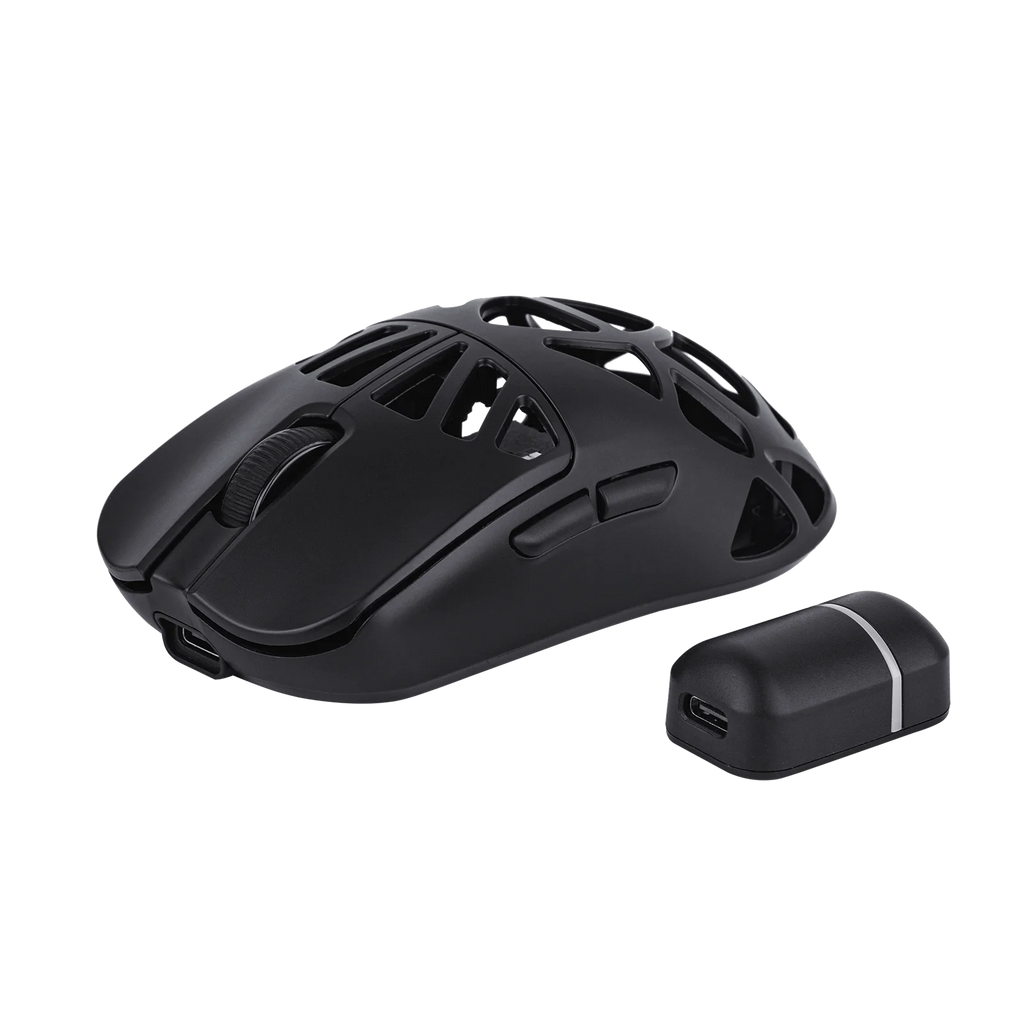 EPOMAKER Carbon X Gaming Mouse Wired/2.4G/BT Wireless Ultra-Lightweight Carbon Fiber Shell Mouse with PAW3950 Sensor 300mAh