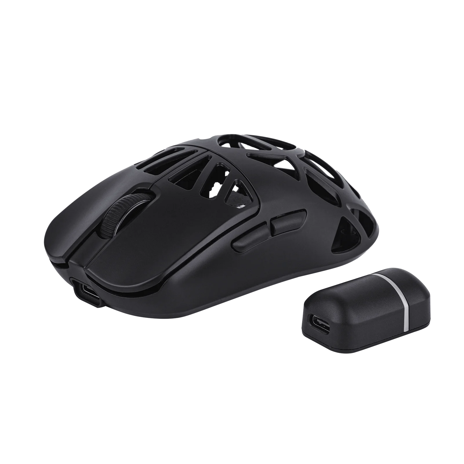 EPOMAKER Carbon X Wired/2.4G/BT Wireless Gaming Mouse 400 to 30,000 DPI Adjustable with PAW3950 Sensor for PC/Mac/Linux