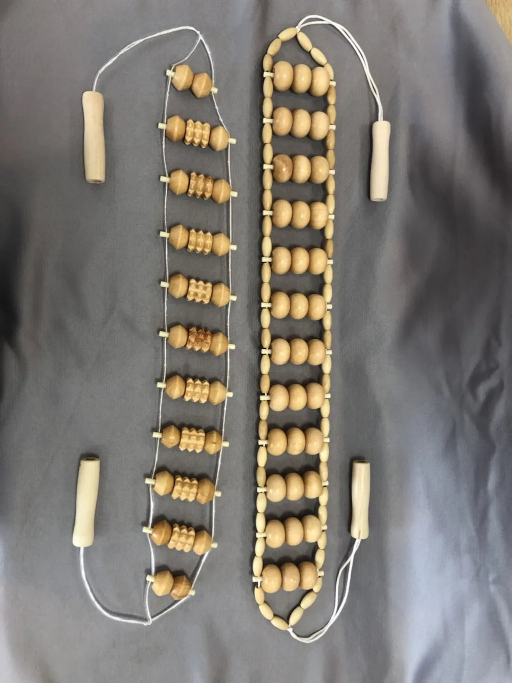 Wood Back Massage Roller Rope for Deep Tissue Pain Relief 110cm Body Shaping Massage Equipment Tidesmit