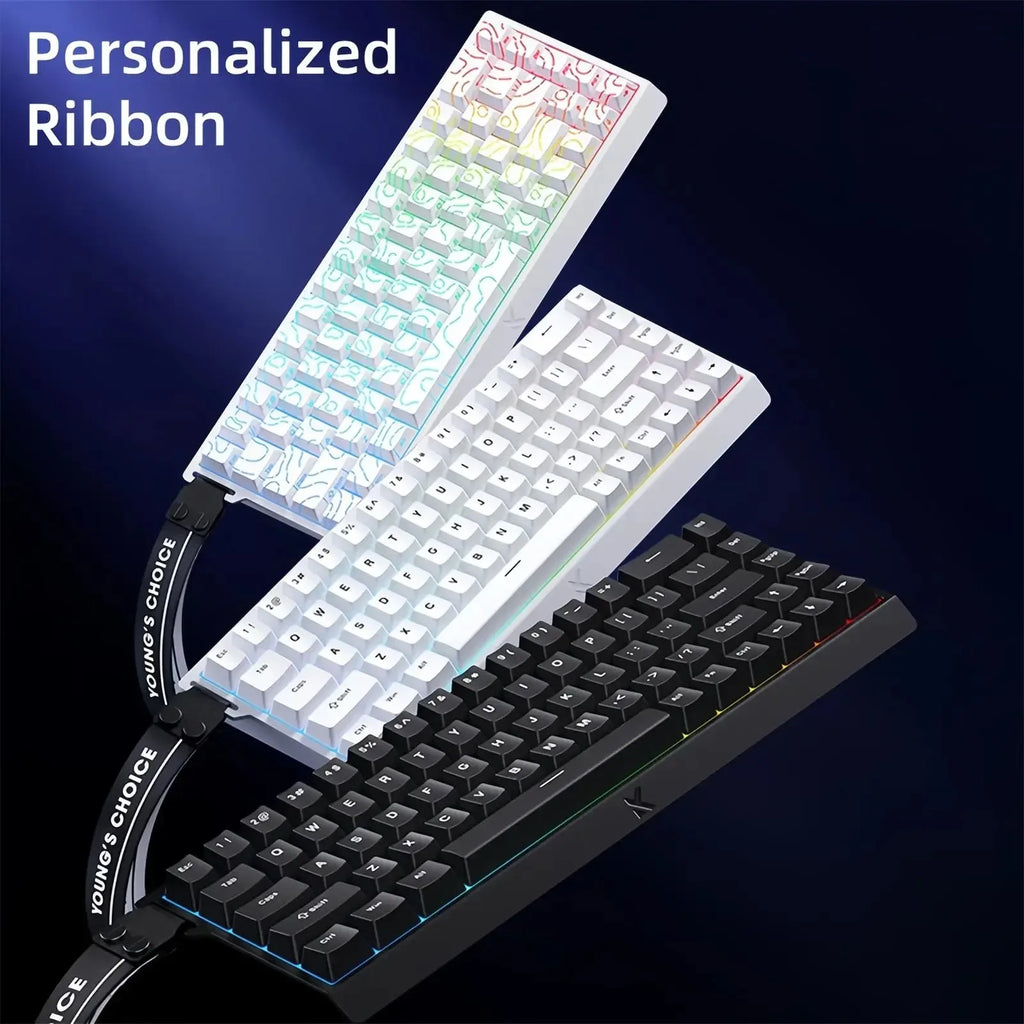 MCHOSE ACE68 Magnetic Keyboard Wired Mechanical Gaming 0.01mm RapidTrigg 8000Hz SOCD/Rs 0.125ms 128K Sampling Rate for Logitech