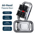 Deep Tissue Massage Gun with 66 Interchangeable Heads by Tidesmit Relaxation Treatment 66 heads-Grey Tidesmit