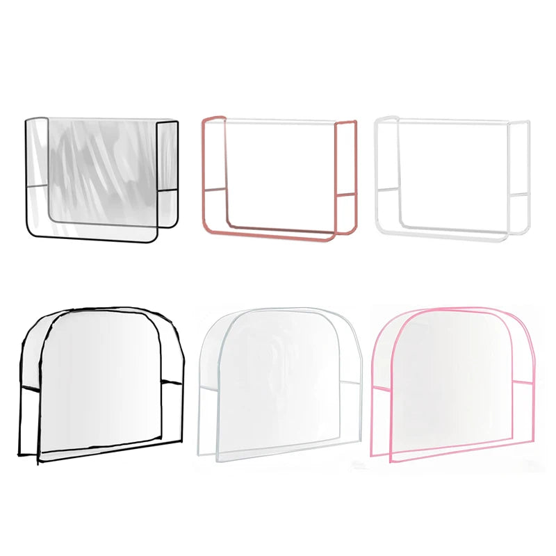 Salon Chair Cover Waterproof Clear PVC Protective Barber Guard Massage Chairs Tidesmit