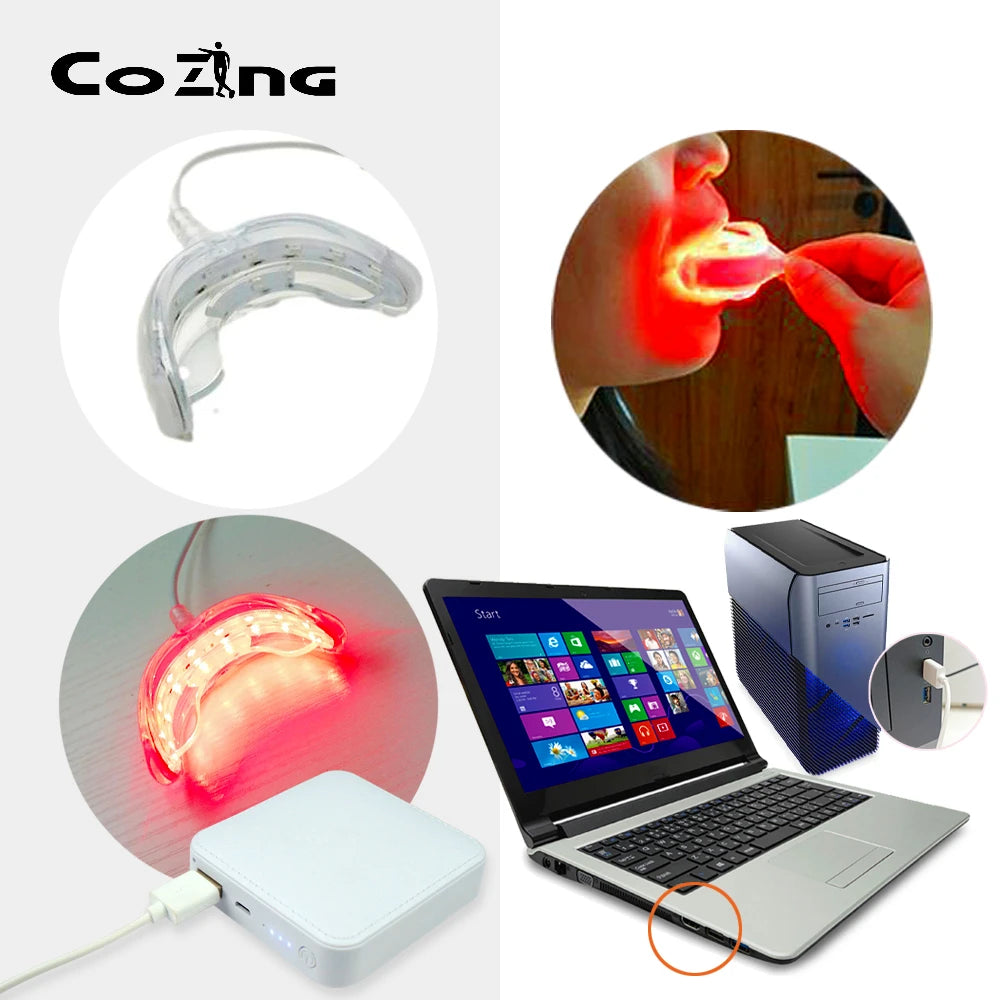 Gum Disease Red Light Therapy Device - HLKGO-USBO3 Oral Wellness Relaxation Treatment Tidesmit