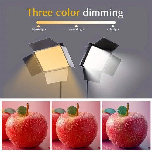 Square LED Ring Light with Adjustable Tripod - Studio Lighting Kit Tidesmit