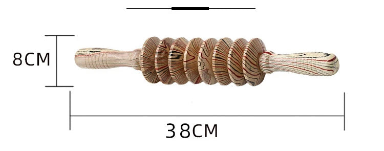 Wood Therapy Massage Roller for Body Contouring and Cellulite Reduction Body Shaping Massage Equipment Tidesmit
