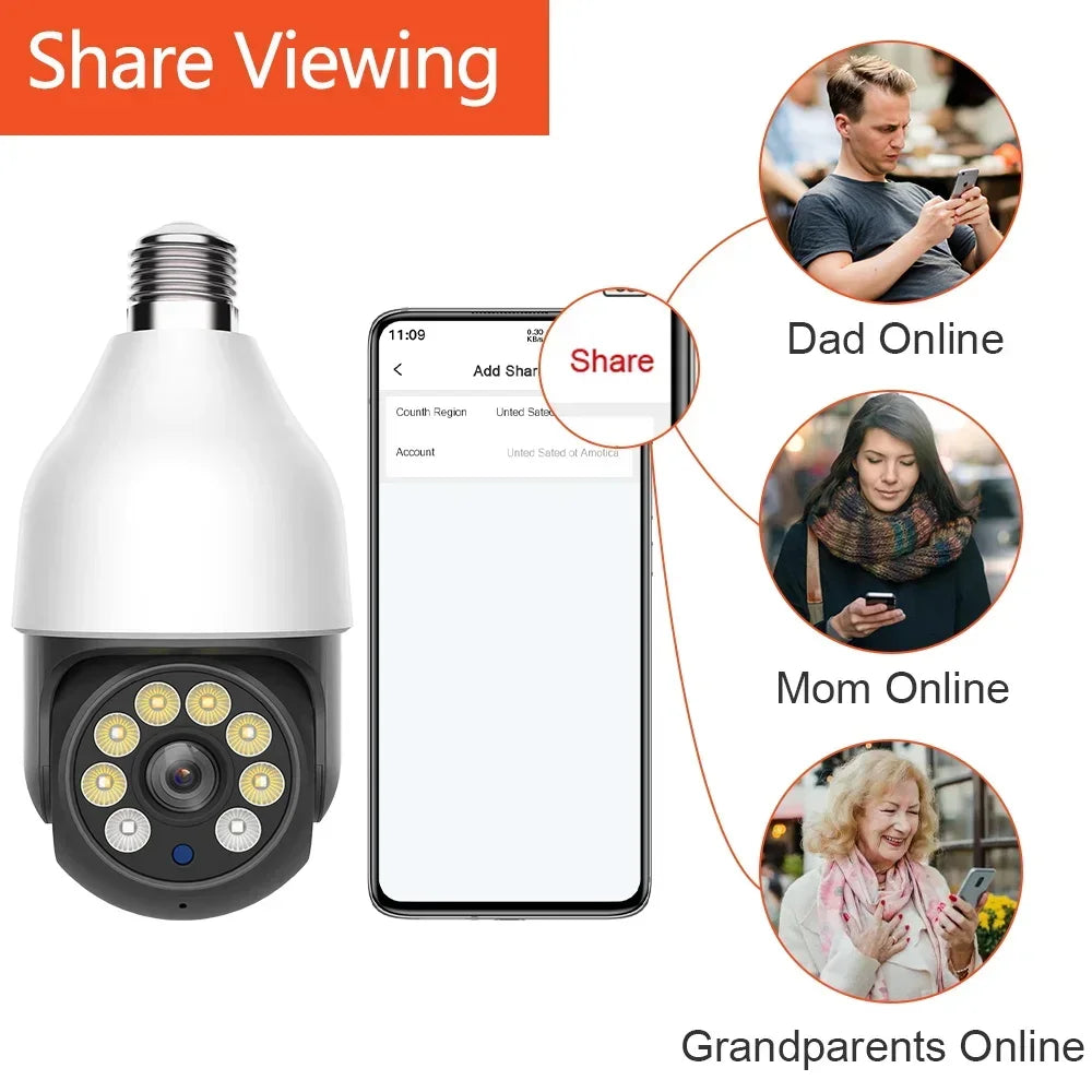 5MP HD Tuya WiFi IP Camera Outdoor Waterproof AI Human Detection ONVIF Smart Wireless CCTV Security Surveillance Outdoor Cam