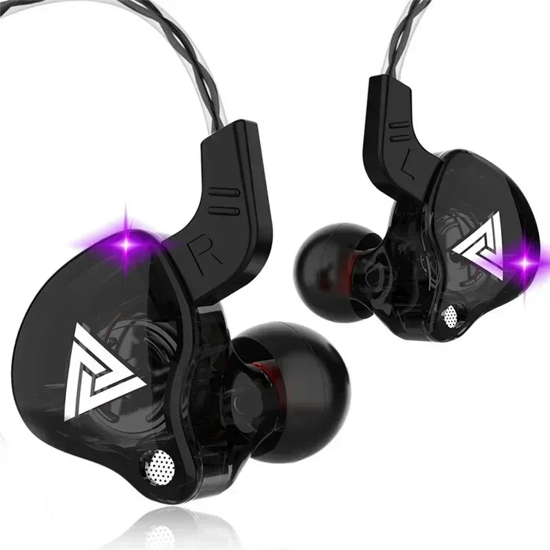 Tidesmit 6 Dynamic Driver Hi-Fi Wired Earbuds with Microphone Black Tidesmit