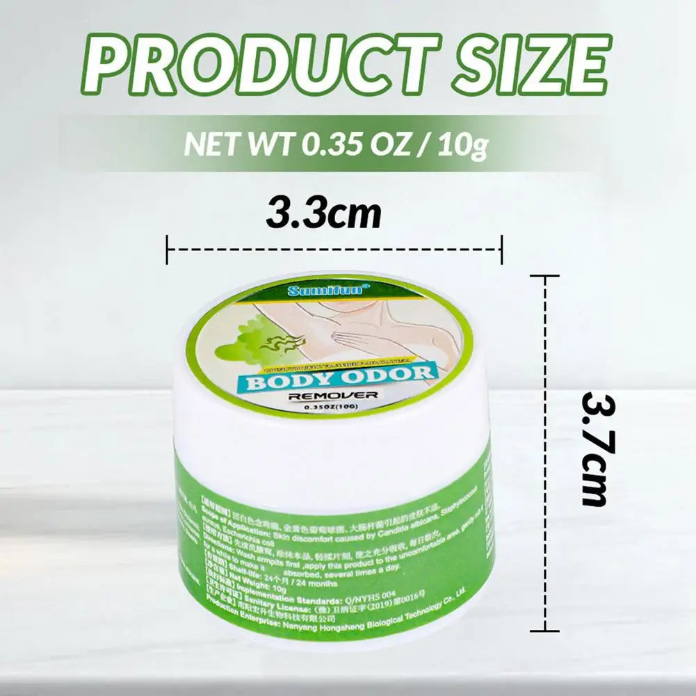Tidesmit underarm deodorant cream and antiperspirant for refreshing body odor removal and non-tacky dryness.