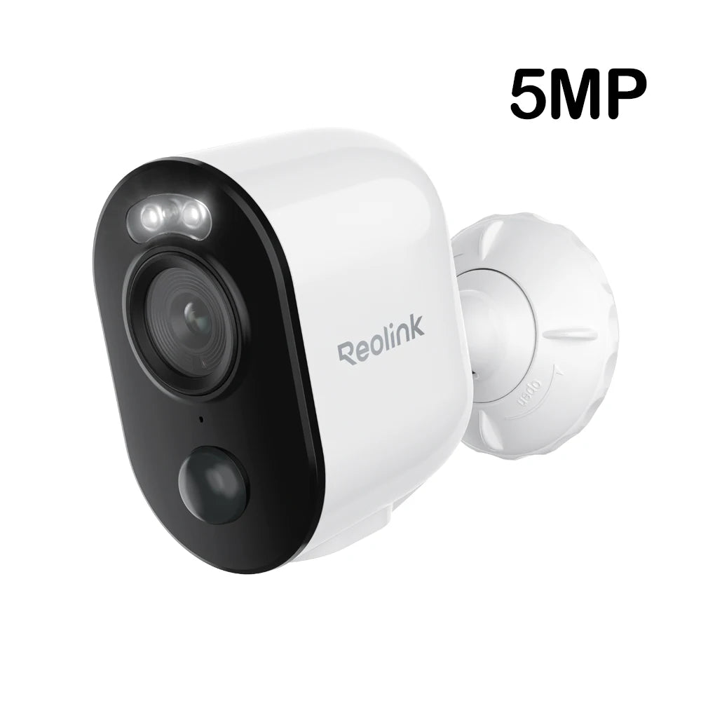REOLINK 5MP Outdoor Wireless Security Cameras Dual-Band WiFi Battery Camera Smart Detection Solar IP Camera Home Hub Compatible