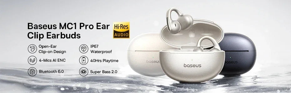 Tidesmit Wireless Earbuds with Deep Bass - 33Hr Playtime IPX5 Tidesmit