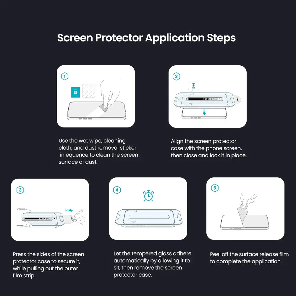 Samsung Galaxy S25 Ultra Tempered Glass Screen Protector - Anti-Scratch 9H Tidesmit