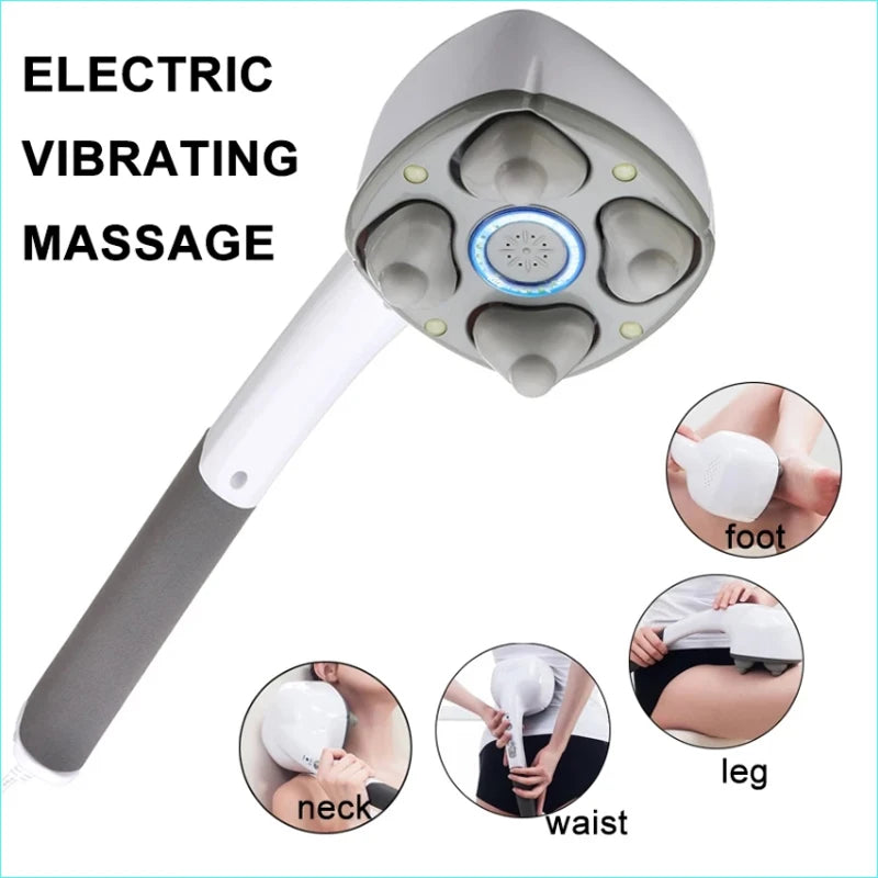 Electric Neck Massager: 4-Head Deep Tissue Wellness Tool (220V) Relaxation Treatment 220 V Tidesmit