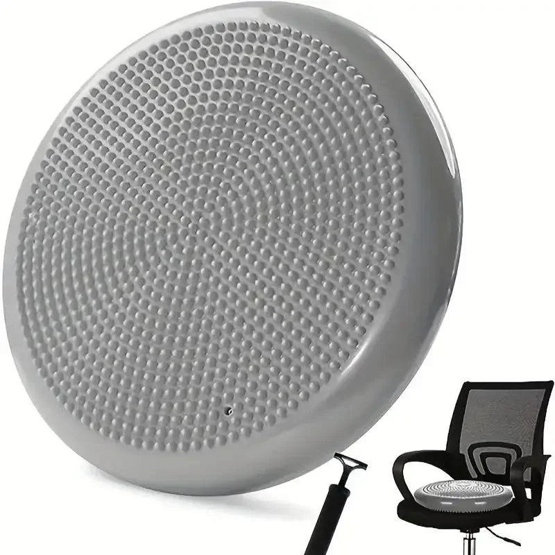Anti-burst Inflatable Balance Pad Thickened Massage Cushion Yoga Fitness Mat for Home Pilates Workout