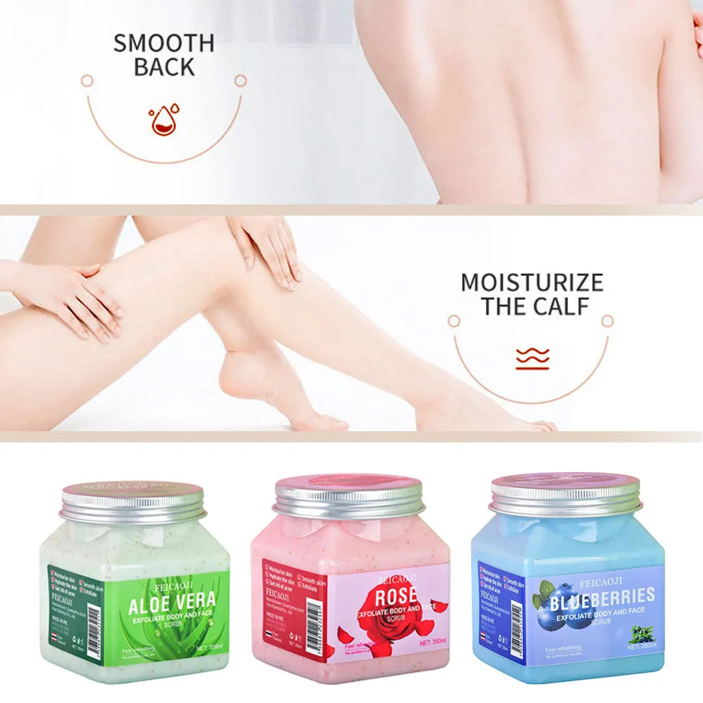 Exfoliating Body Scrub 350ml | Deep Cleansing Hydrating Gel by Tidesmit Scrubs Treatments Tidesmit