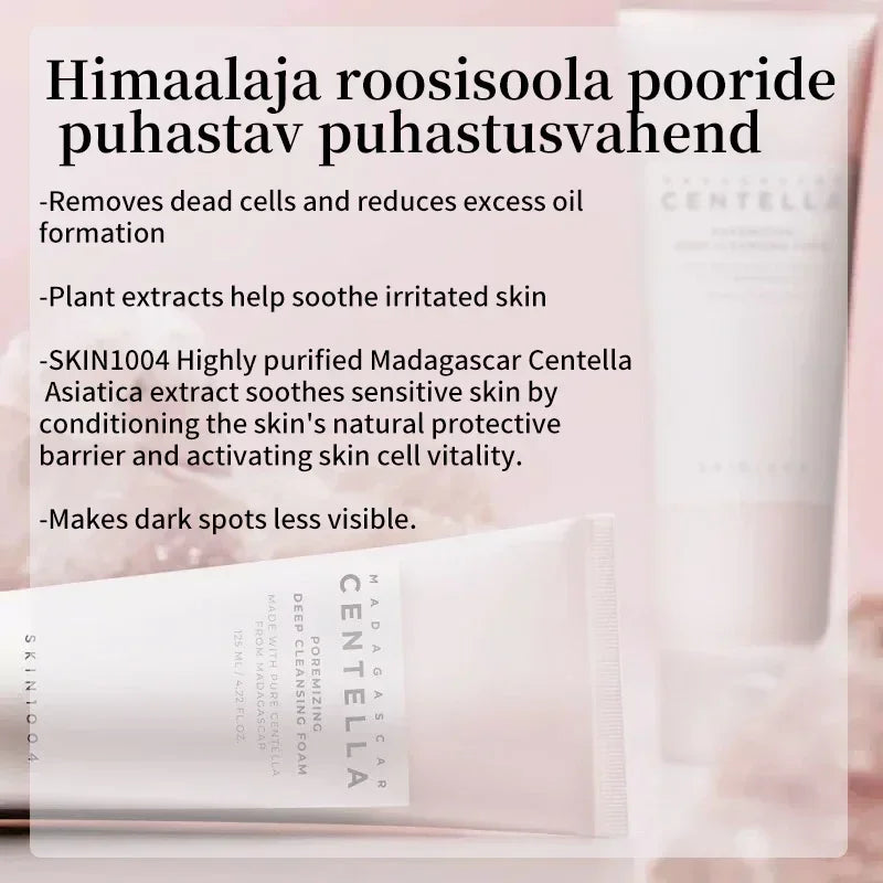 SKIN1004 Madagascar Centella Poremizing Skincare Set Korean Cosmetics Toner Ampoule Gel Cream Face Wash Cleanser Pore Beauty Kit