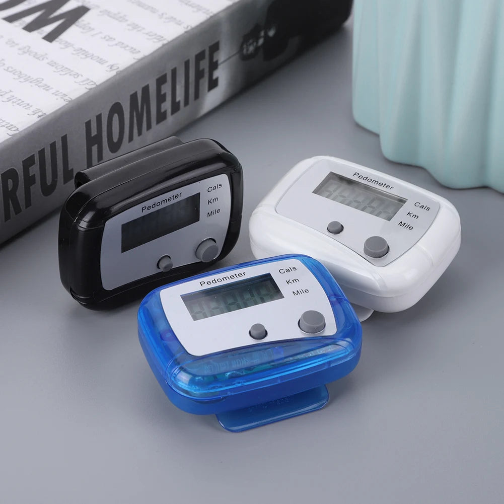 Walking Pedometer Portable Pedometer Multi-Function Accurate Step Tracker Mile Kilometer Calorie Calculation for Outdoor Sports