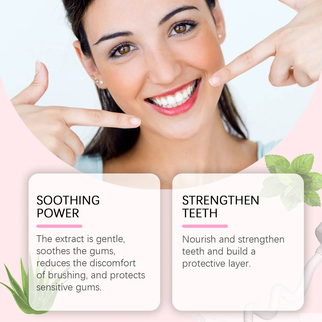 Tidesmit Niacinamide teeth whitening toothpaste for plaque removal, stain reduction, and fresh breath.