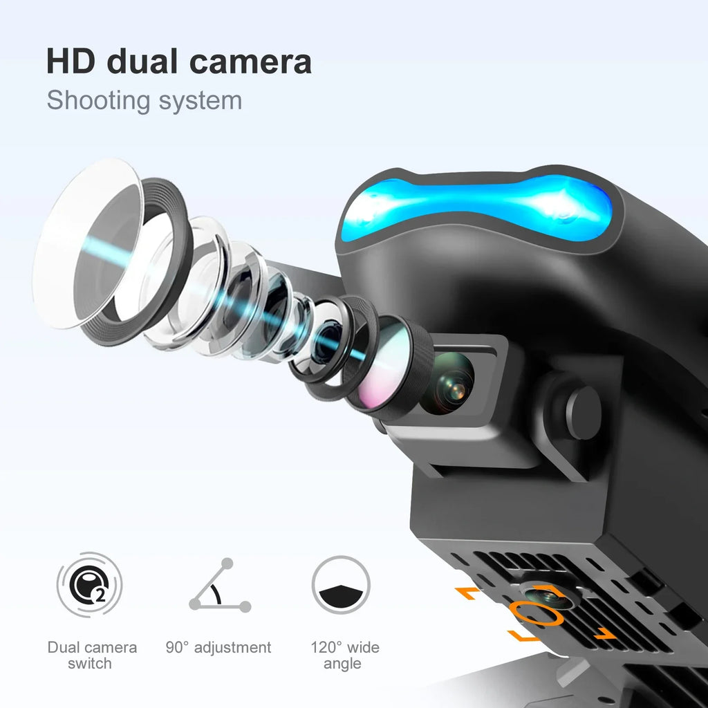 4K Camera Drone - Foldable RC Quadcopter with Obstacle Avoidance Tidesmit