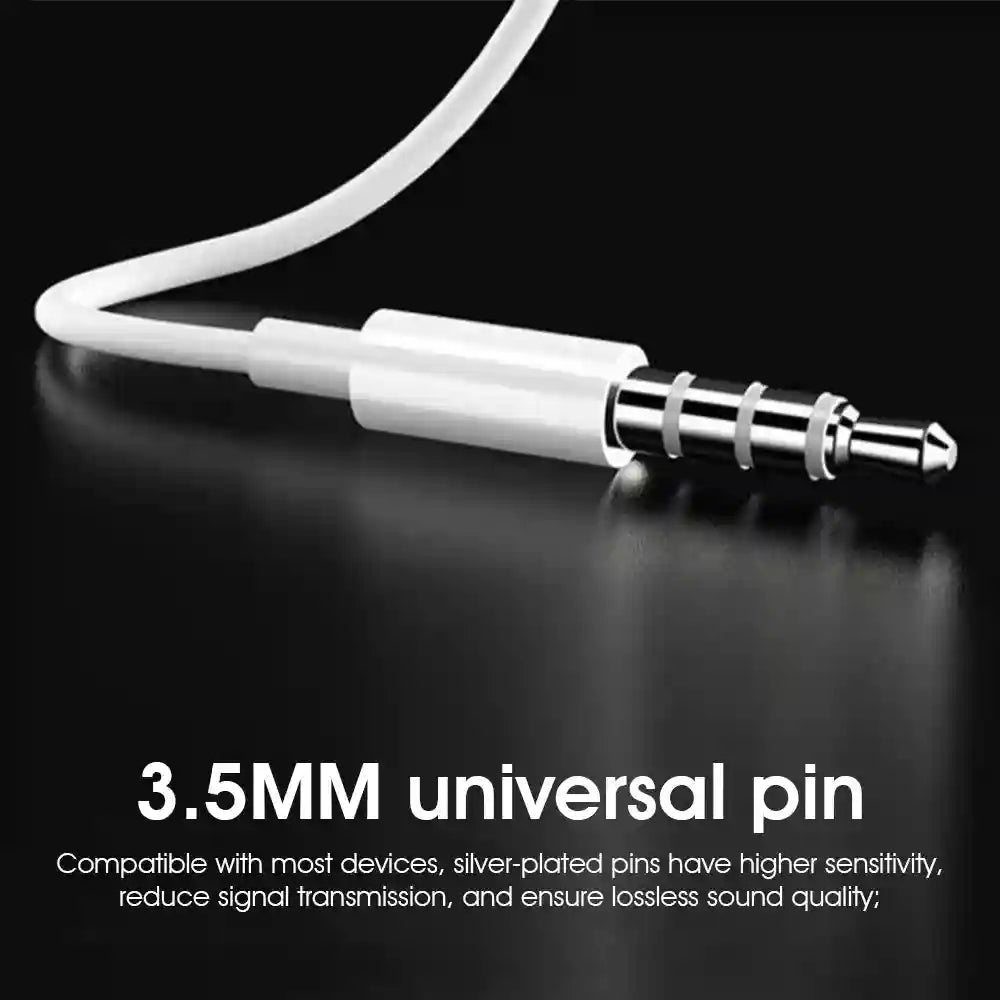 Tidesmit Wired 3.5mm Stereo Earphones with Integrated Microphone Tidesmit