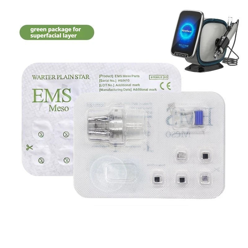 Mesotherapy Gun Replacement Heads with IC Sensor - 12 Pack Set Fascia Gun Tidesmit