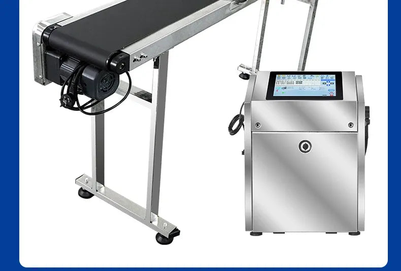 Manufacturer Direct Sales High-speed Touch Screen 6-line Small Character Inkjet Printer QR Code Production Date Barcode Printer