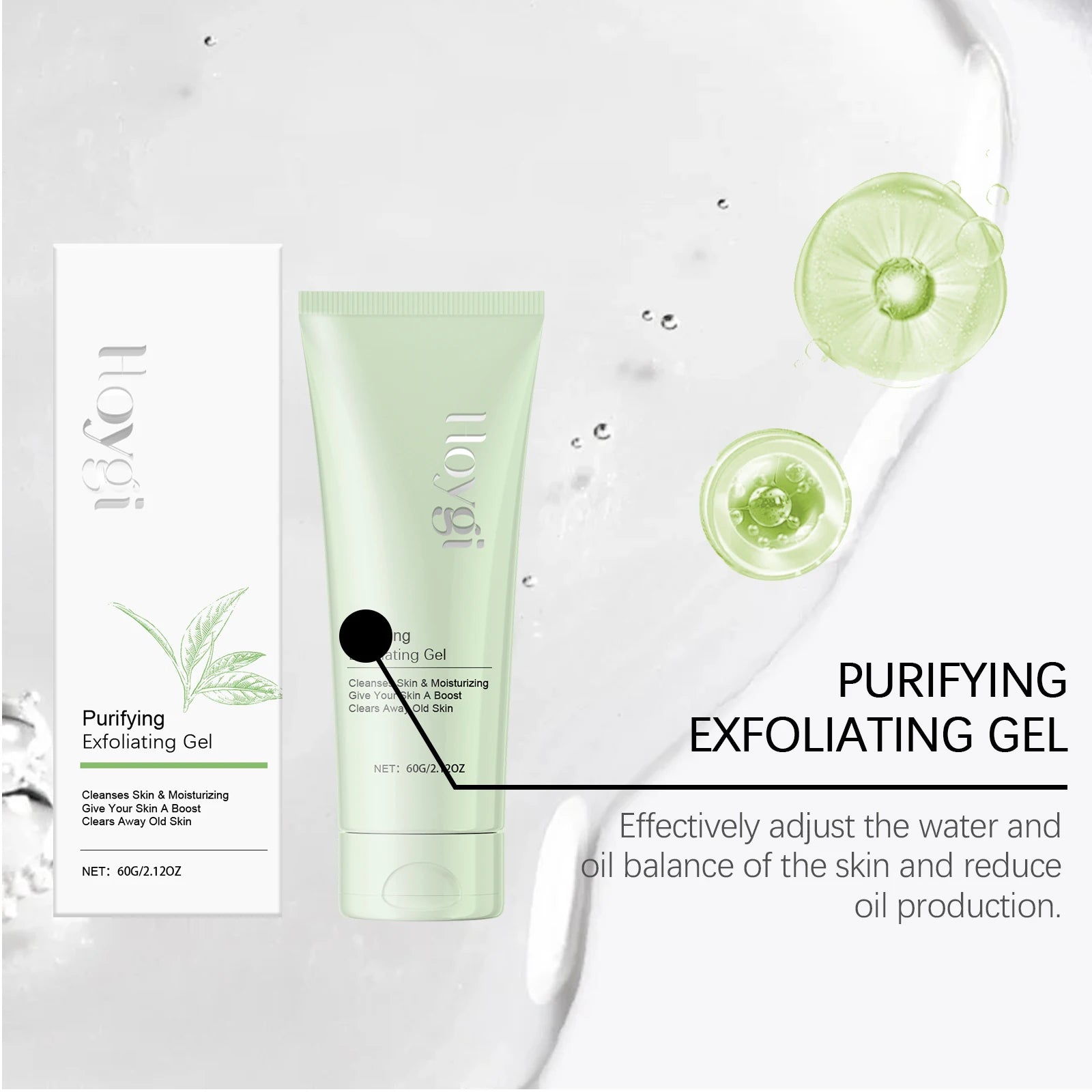 Exfoliating Gel for Pores - Professional Blackhead Removal Scrub Scrubs Treatments Tidesmit
