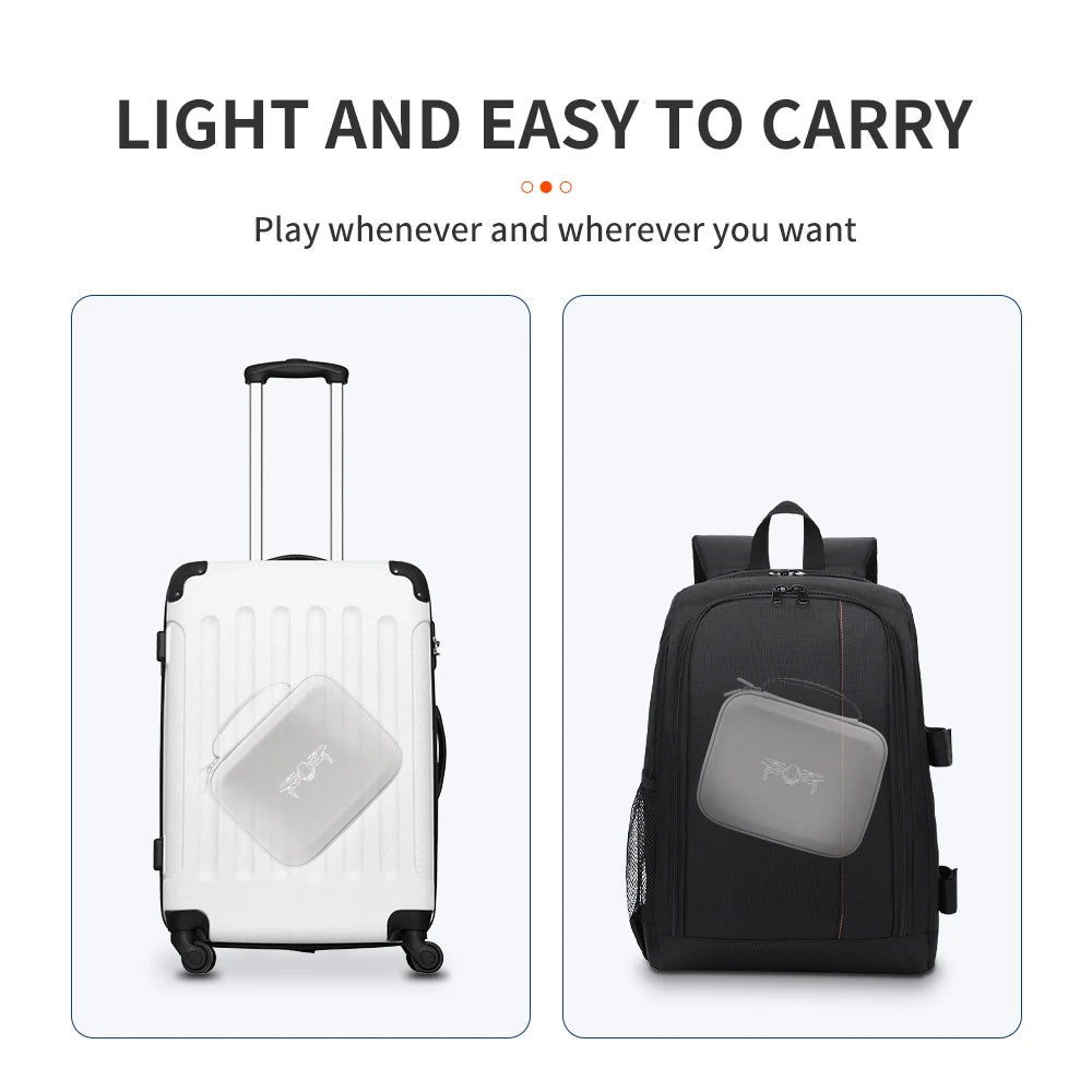 DJI Mini 4K Carrying Case - Durable PU Leather Protective Storage Bag Tidesmit