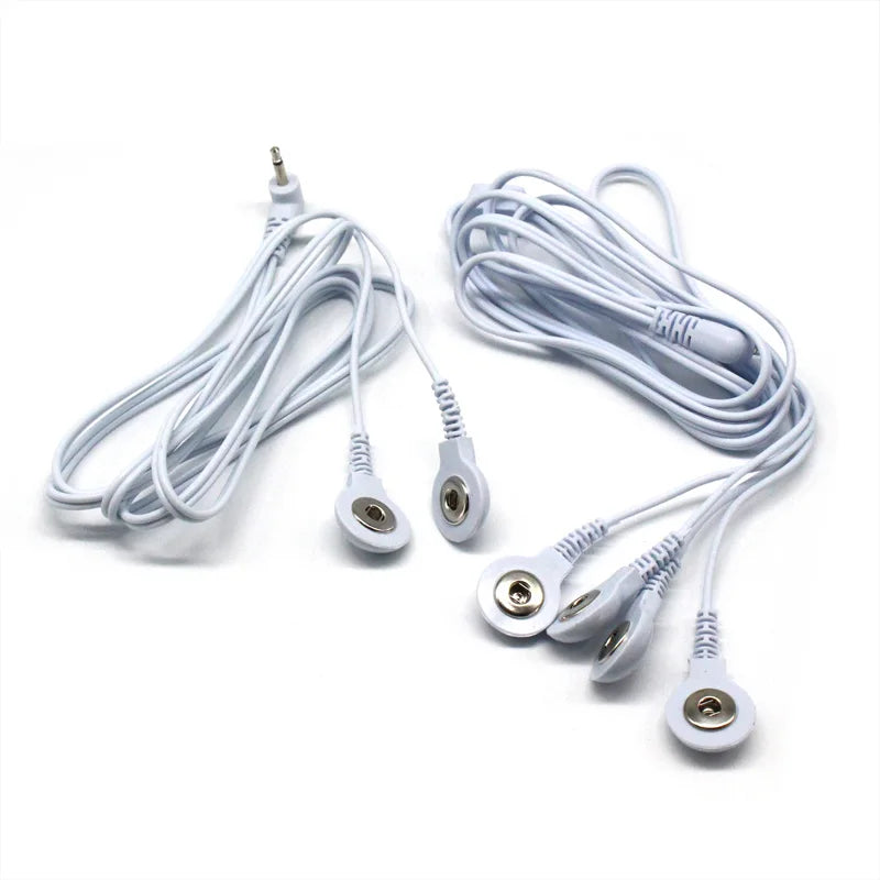 TENS Unit Lead Wire Replacement Cable for Electric Massagers Body Shaping Massage Equipment Tidesmit