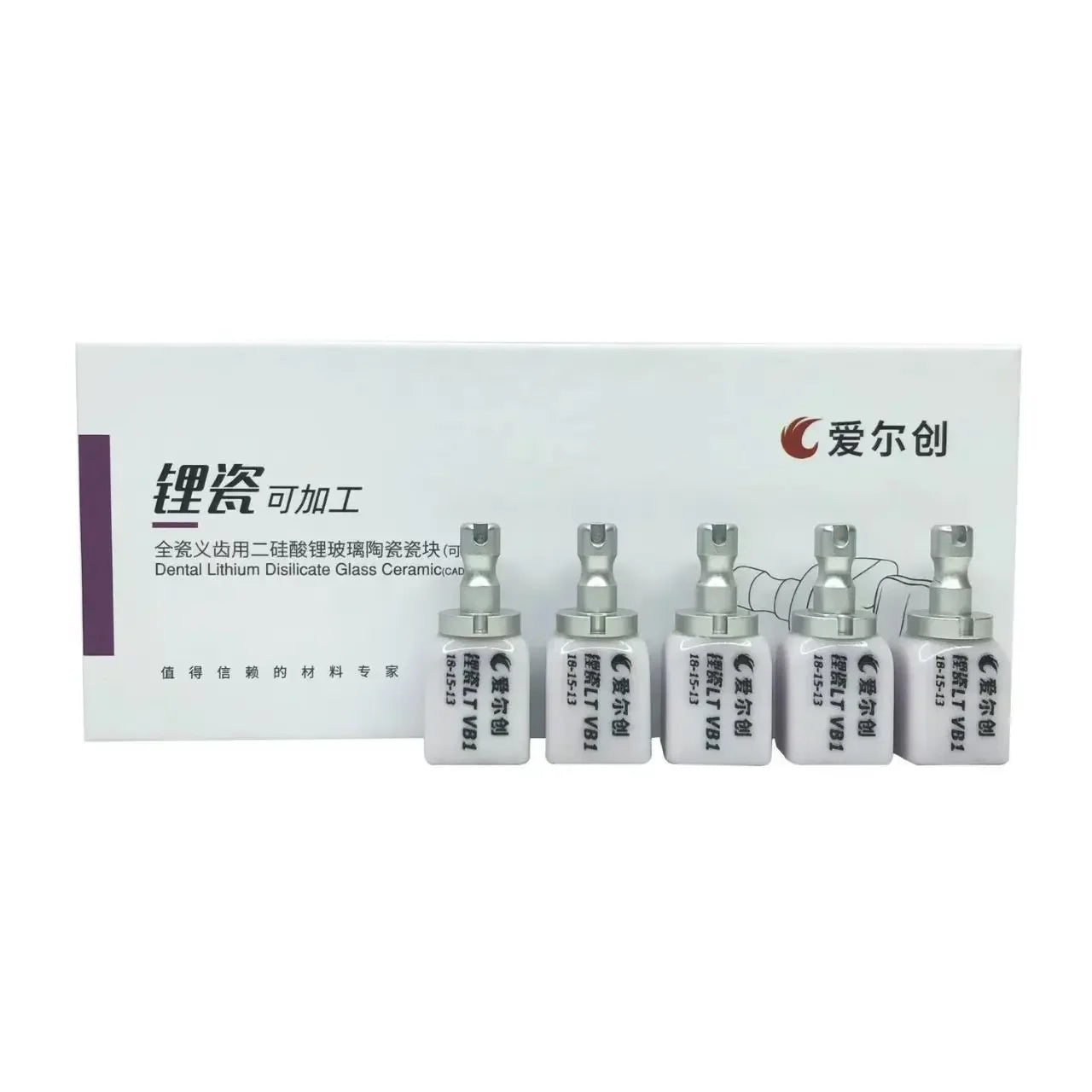 Upcera UP-CAD Dental Lab C14  Aesthetic Lithium Disilicate Blocks HT/LT CAD CAM Glass Ceramic 20Colors Dental Lab Veneer Crown