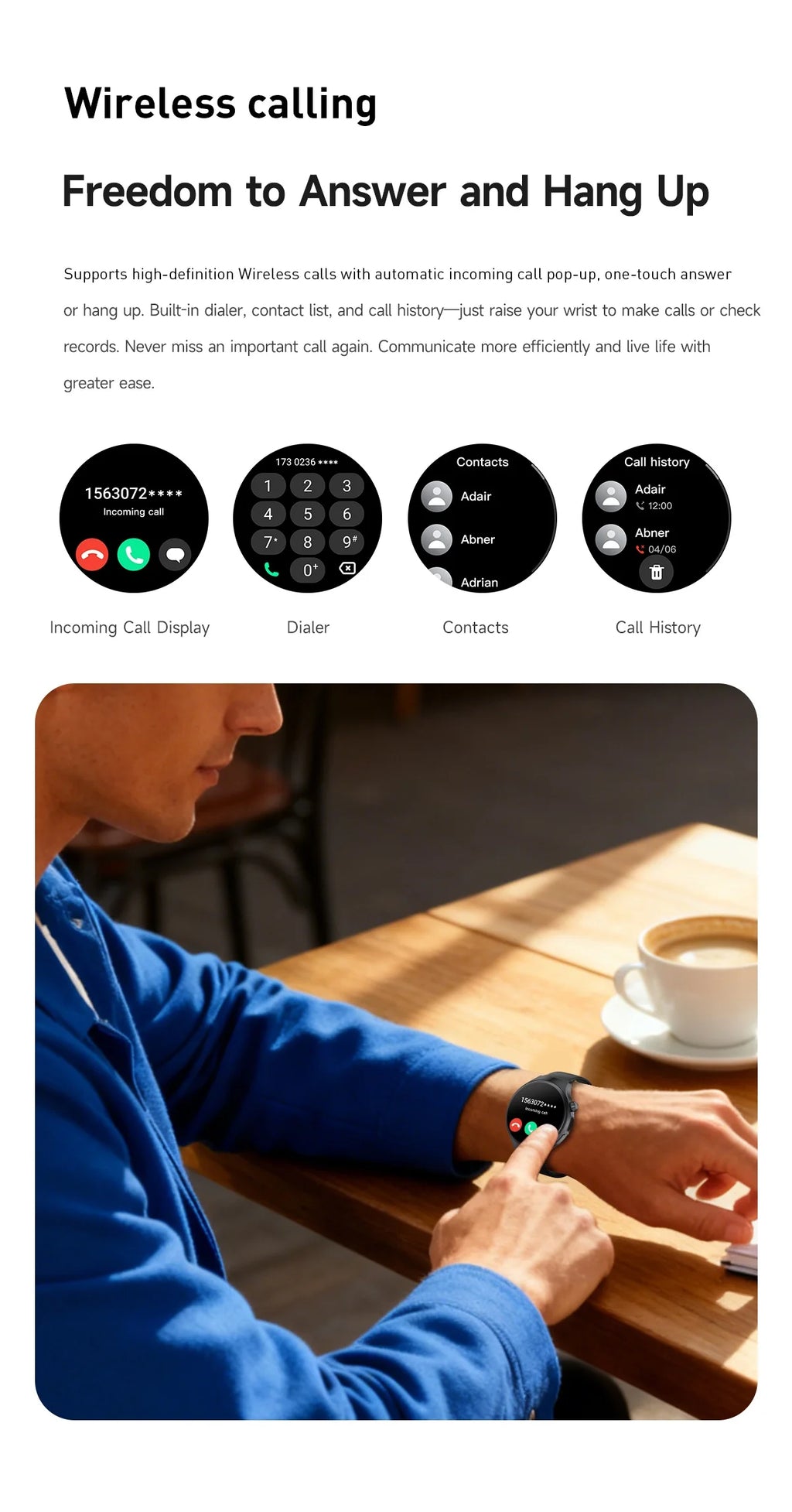 LIGE New 1000mAh Battery Smart Watch Health Monitor Bluetooth Call LED Flashlight Sports Tracker Smart Bracelet For Android ios