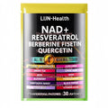 30 Patches NAD Transdermal Patches with Trans Resveratrol, Quercetin, Grape Seed, Fisetin for Anti-Aging, Energy & Focus Boost