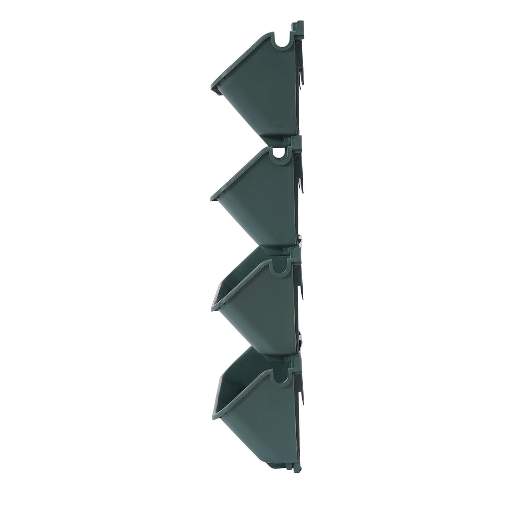 24PCS Vertical Garden Planter 3kg Wall Mounted Planter Wall Hanging Flower Pot Decor for Gardens Terraces Balconies