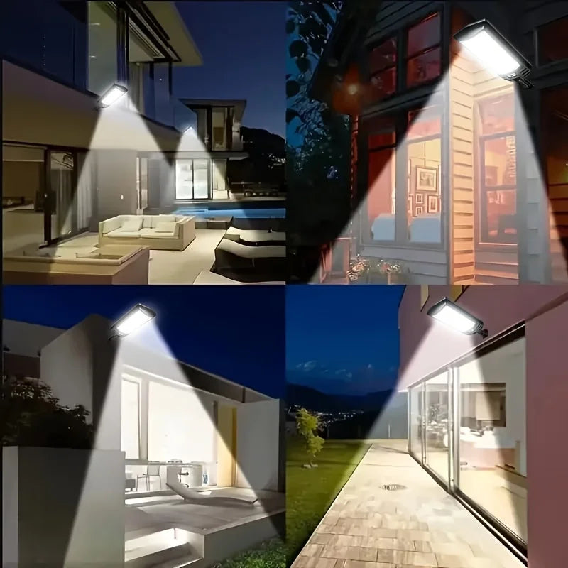 New High-brightness Solar Light With Motion Sensor, Auto On And 3 Lighting Modes. IP65 Waterproof, 10+ Hours Runtime, Ideal For Garage, Parking Lot And Emergency Lighting. Great Birthday Gift For Family And Friends.
