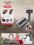 Robotic Arm Universal Faucet Extender Rotatable Nozzle Washbasin Multi-functional Universal Connector Splash-proof Artifact