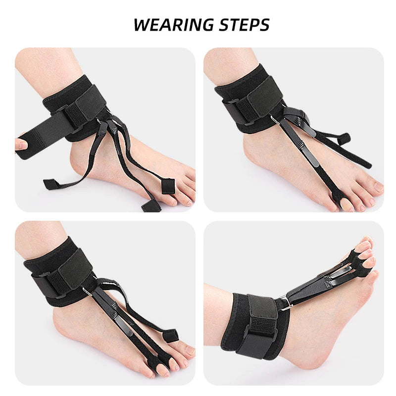 Plantar Fasciitis Dorsal Night & Day Splint Foot Orthosis Stabilizer Adjustable Drop Foot Orthotic Brace Support Pain Relief
