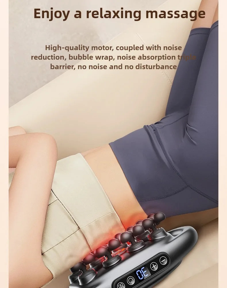 Fascia Gun Deep Tissue Muscle Massager - 32 Intensity Levels (Grey) Fascia Gun Tidesmit