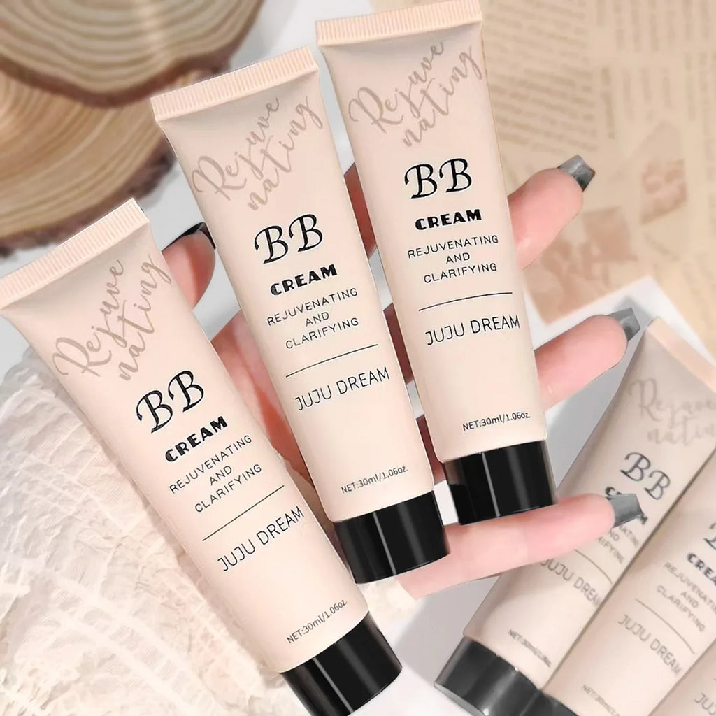 Tidesmit moisturizing BB cream liquid foundation texture close-up for waterproof oil control and flawless coverage