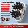 Tidesmit Percussive Therapy Fascia Gun - 24 Heads Deep Tissue Massager Fascia Gun 24 head-white Tidesmit