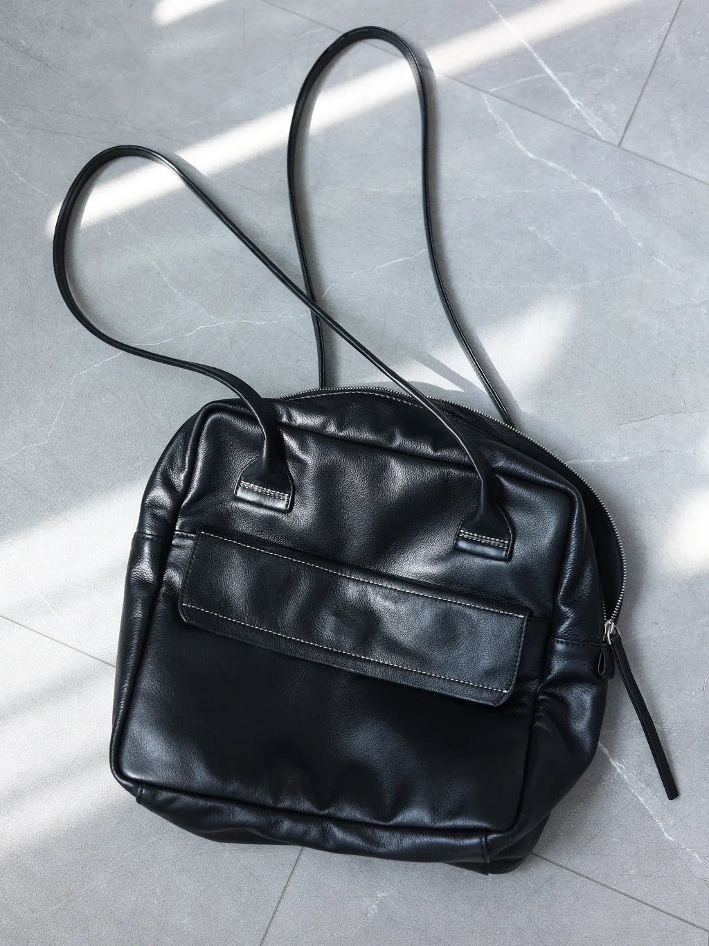 Soft Genuine Leather Women Single Shoudler Bags Small Size Zipper Tote Fashion Versatile Handbag Luxury Design