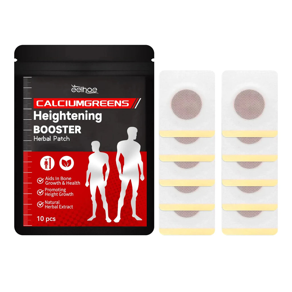 1-10Bags Height Growth Patch Promote Bone Strength Calcium Vitamin D Supplements Adult Teen Plantar Acupoint Stimulation Sticker