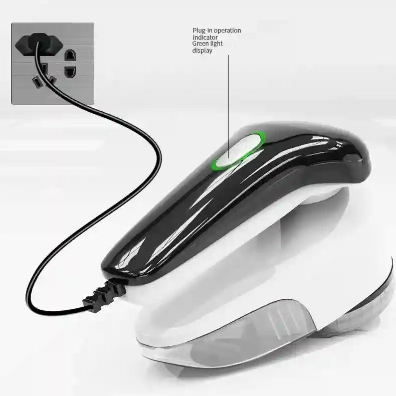 Tidesmit portable electric lint remover showing ergonomic handheld design for sweaters and household fabrics