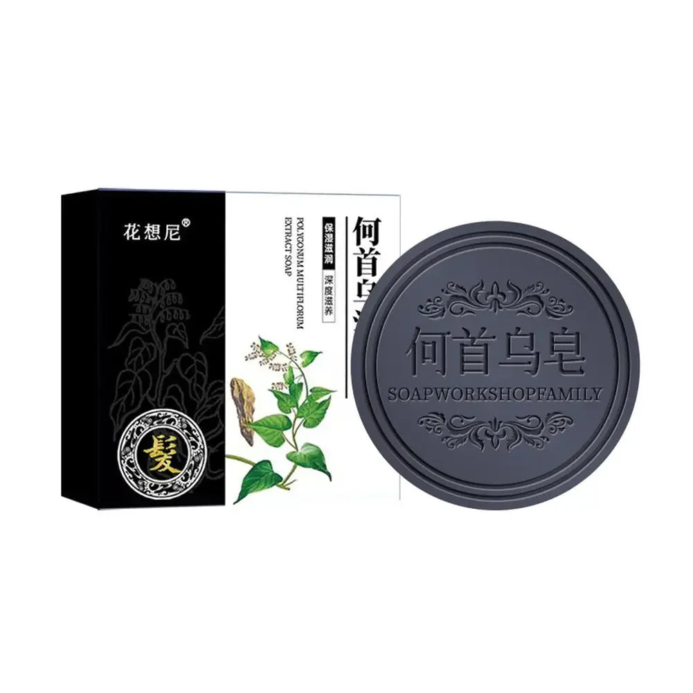 Hair Darkening Shampoo Soap Bar Repair Gray White Hair Color To Black Shampoo Soap Hair Nourishing Shampoo Soap Bar