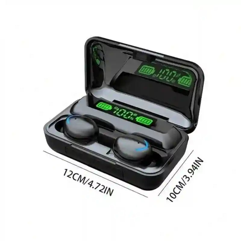 Wireless Headphones Over-Ear with Active Noise Cancellation - Black black Tidesmit