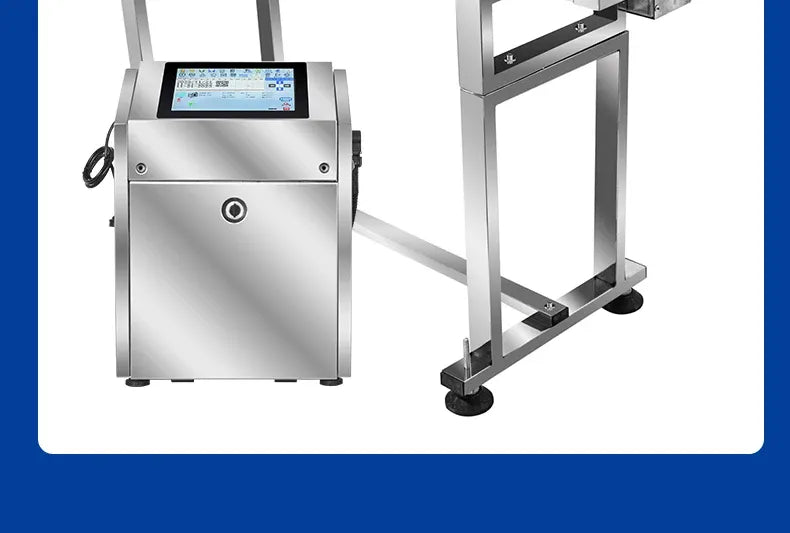 Manufacturer Direct Sales High-speed Touch Screen 6-line Small Character Inkjet Printer QR Code Production Date Barcode Printer