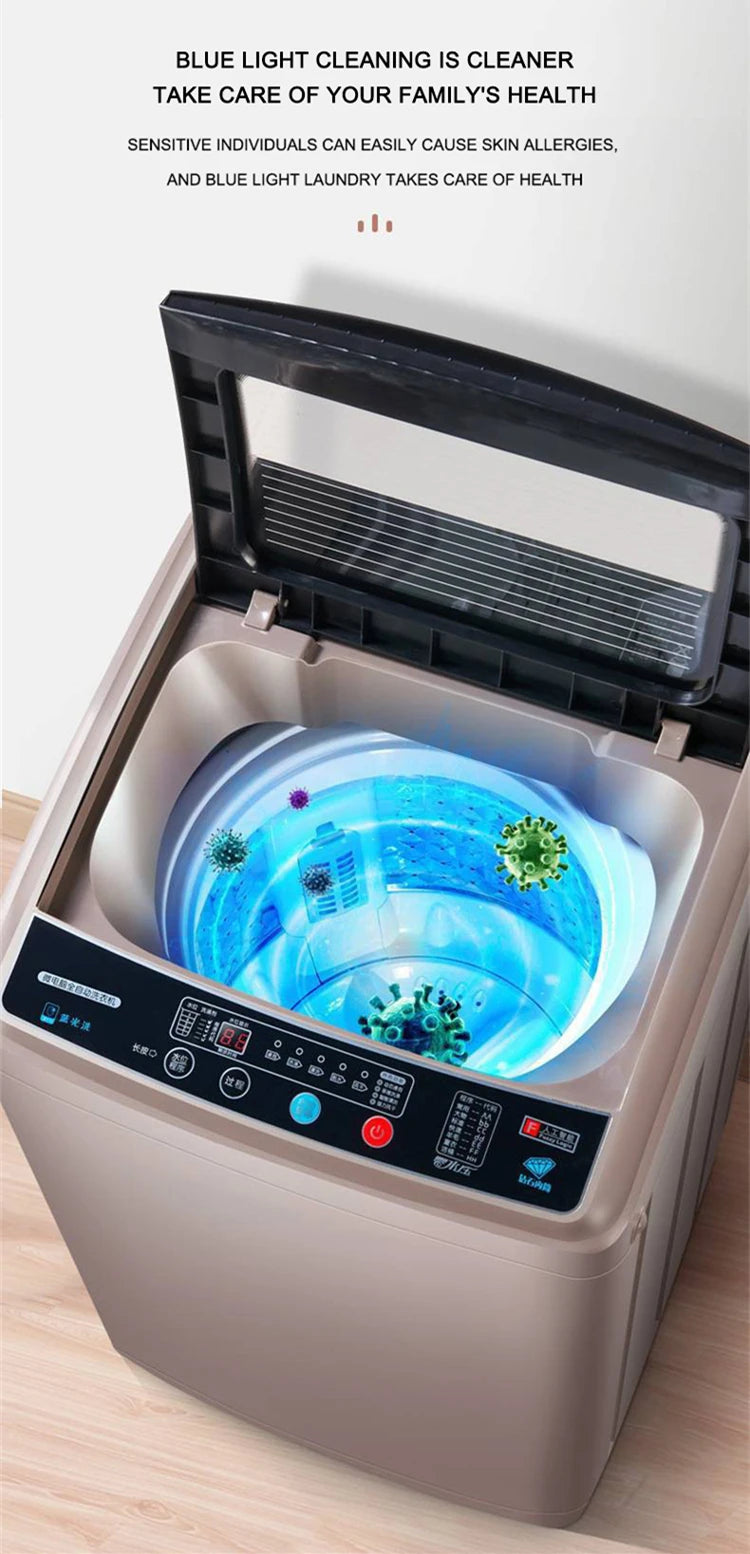 Tidesmit 400W mini portable washing machine with 7kg spin dryer feature for efficient clothes laundry performance